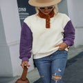 Ladies Plush Loose Round Neck Long Sleeve Sweater