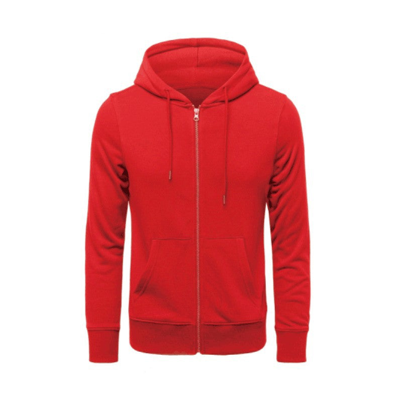 Men's Casual Hooded Cardigan Sweatshirt for Outdoor Wear