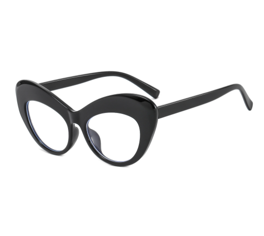 Lara Leopard Stylish Oversized Blue Light Glasses (One Pair)